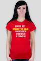 T-shirt bliskie jest królestwo damska