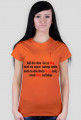 T-shirt krzyż  - damski