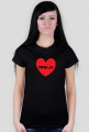 T-shirt I love Jezus - damski