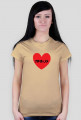 T-shirt I love Jezus - damski