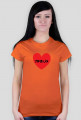 T-shirt I love Jezus - damski