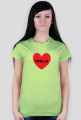 T-shirt I love Jezus - damski