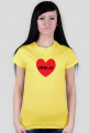 T-shirt I love Jezus - damski