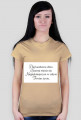 koszulka z jednum z cytatów