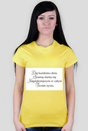 koszulka z jednum z cytatów