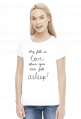 Koszulka biała - FALL ASLEEP ♀