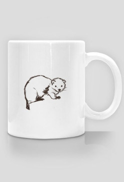 Kubek biały ceramiczny #4