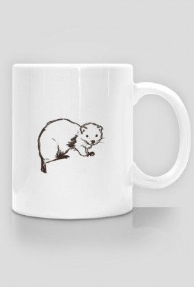 Kubek biały ceramiczny #4