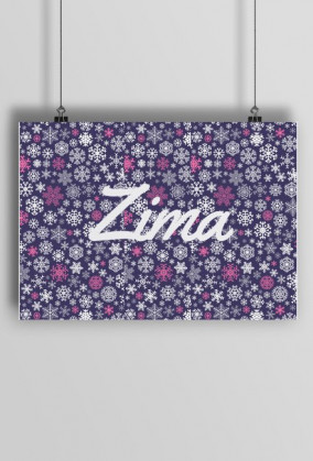 plakat ZIMA