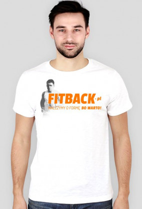 Fitbackowa koszulka z ludzikiem