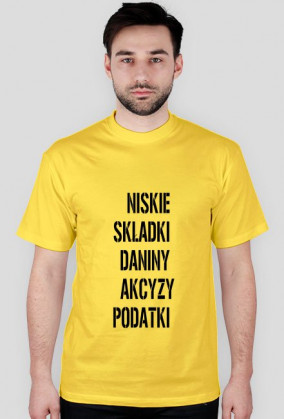 NISKIE SKŁADKI DANINY AKCYZY PODATKI