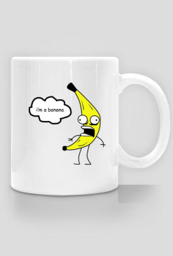 "I'am a BANANA" Kubek