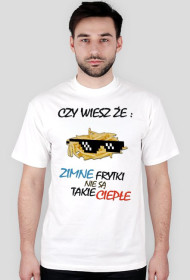 Zagadkowa koszulka - biała