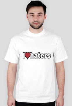 I <3 haters - white man