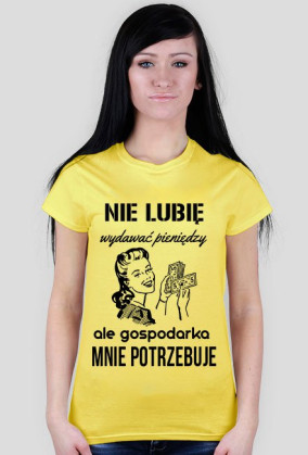 Nie lubię wydawać pieniędzy, ale gospodarka mnie potrzebuje