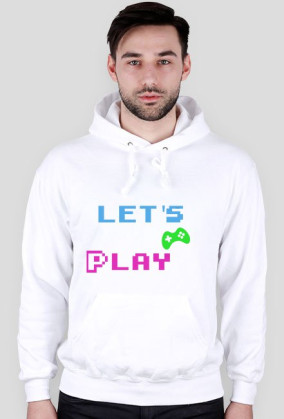 Bluza z kapturem Let's Play