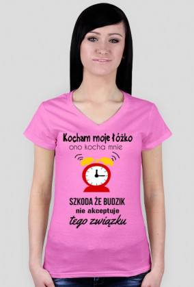 Kocham moje łóżko. Ono kocha mnie – Szkoda że budzik nie akceptuje tego związku.