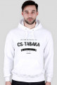 Bluza z kapturem biała CS-TABAKA ORIGINAL WEAR