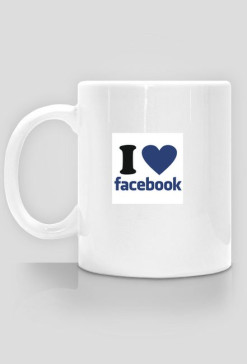 Kubek i love facebook