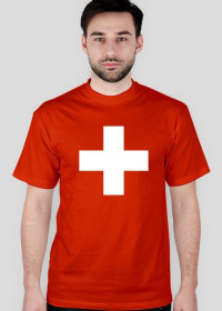 Koszulka z flagą Szwajcarii