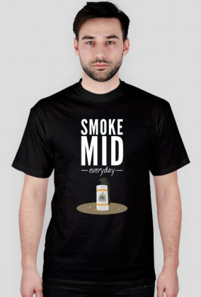 Smoke Mid Everyday- koszulka, czarna