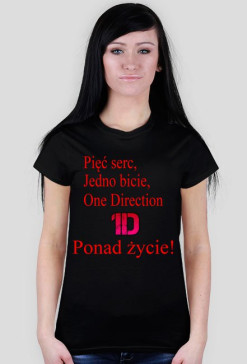 Koszulka ,,5 serc'' wszystkie kolory