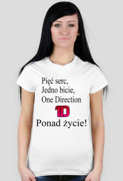 Koszulka ,,5 serc'' wszystkie kolory