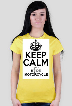 Keep Calm And Ride Motorcycle
