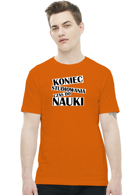 Koniec studiowania czas do nauki - koszulka studencka