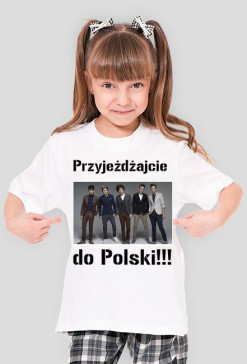 Koszulka ,,przyjeżdżajcie'' biała