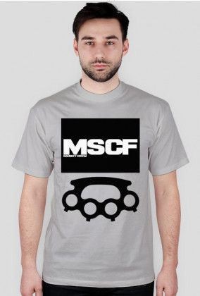 'MSCF Fist' - Koszulka Męska - Szara