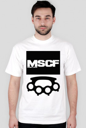 'MSCF Fist' - Koszulka Męska - Biała