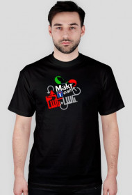 T-Shirt Makro Team Czarny Męski