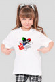 T-Shirt Makro Team Damski dziecięcy biały