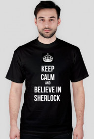 believe in sherlock czarna