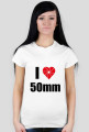 T-SHIRT LOVE 50MM SHE