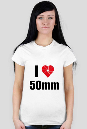 T-SHIRT LOVE 50MM SHE