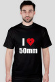 T-SHIRT LOVE 50MM HE BLACK