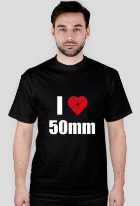 T-SHIRT LOVE 50MM HE BLACK