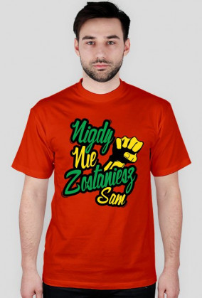 Koszulka Męska - Nigdy nie zostaniesz sam