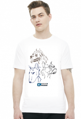 Koszulka męska - Psy. Pada