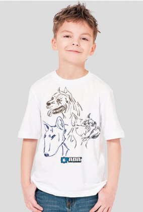 Koszulka dla chłopca - Psy. Pada