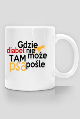 Kubek Gdzie diabeł nie może