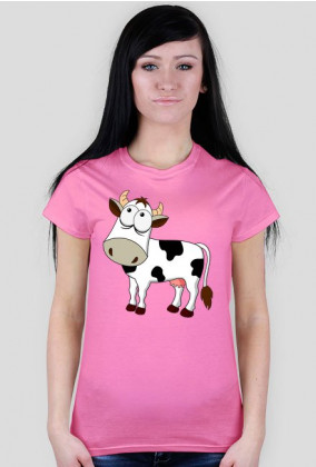 Krowa - koszulka damska