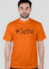 Koszulka z napisem selfie
