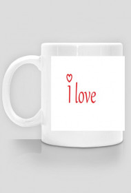Kubek i love you