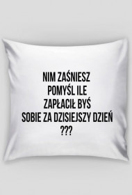 Poszewka na poduszkę z napisem