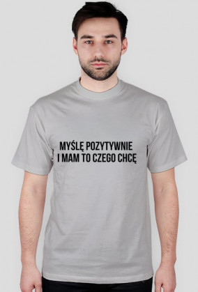 Koszulka z pozytywnym napisem