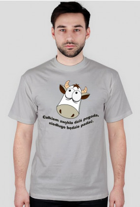 Strachliwa krowa - koszulka zwykła