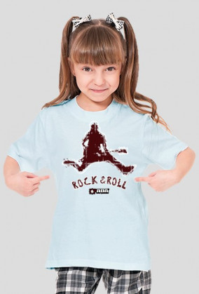 Koszulka dla dziewczynki - Rock&Roll. Pada